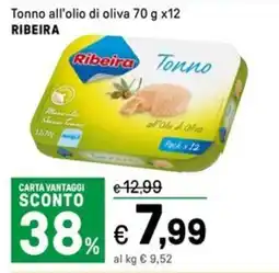 Iper La Grande Tonno all'olio di oliva RIBEIRA offerta