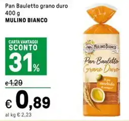Iper La Grande Pan Bauletto grano duro MULINO BIANCO offerta