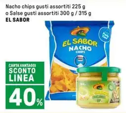 Iper La Grande Nacho chips o Salse EL SABOR offerta