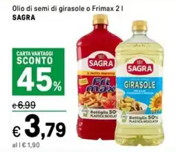 Iper La Grande Olio di semi di girasole o Frimax SAGRA offerta