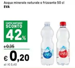 Iper La Grande Acqua minerale naturale o frizzante EVA offerta