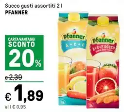 Iper La Grande Succo PFANNER offerta