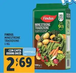 Deco Supermercati Findus minestrone tradizione offerta