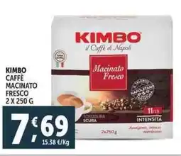 Deco Supermercati Kimbo caffè macinato fresco offerta