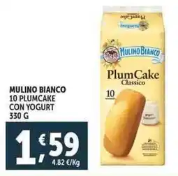 Deco Supermercati Mulino bianco 10 plumcake con yogurt offerta