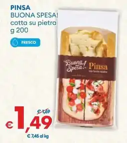 MD Discount PINSA BUONA SPESA! cotta su pietra offerta