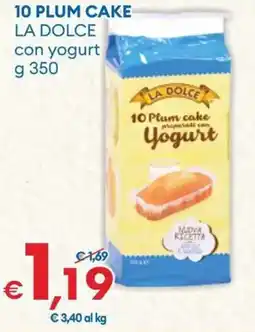 MD Discount 10 PLUM CAKE LA DOLCE con yogurt offerta
