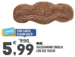 Ayoka Imac asciugamano ciniglia con due tasche offerta