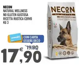 Ayoka Necon natural wellness no gluten gustosa ricetta rustica cervo offerta