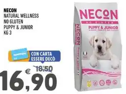 Ayoka Necon natural wellness no gluten puppy & junior offerta