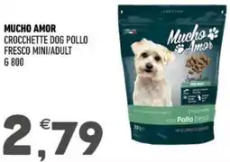 Ayoka Mucho amor crocchette dog pollo fresco mini/adult offerta
