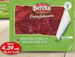 Italmark Beretta fresca salumeria bresaola della valtellina igp offerta