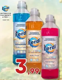 Ferdico Ferdi detersivo pavimenti offerta