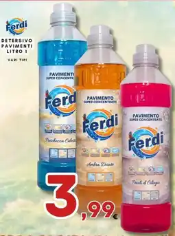 Ferdico Ferdi detersivo pavimenti vari tipi offerta