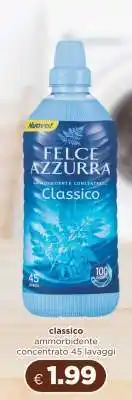 Acqua & Sapone Felce Azzurra Ammorbidente concentrato classico offerta