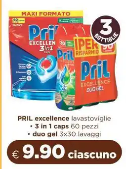 Acqua & Sapone PRIL excellence lavastoviglie offerta