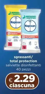 Acqua & Sapone Napisán Salviette Disinfettanti offerta