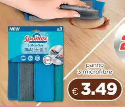 Acqua & Sapone Spontex 3 Microfibre Dual Action offerta