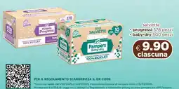 Acqua & Sapone PAMPERS PROGRESSI SALVIETTE offerta