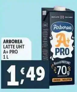 Deco Supermercati Arborea latte uht a+ pro offerta