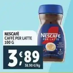 Deco Supermercati Nescafé caffè per latte offerta