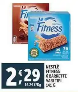 Deco Supermercati Nestlé fitness 6 barrette offerta
