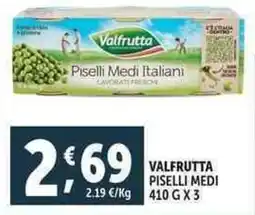 Deco Supermercati Valfrutta piselli medi offerta