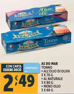 Deco Supermercati AS DO MAR tonno offerta
