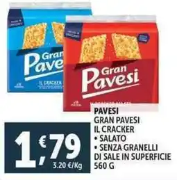 Deco Supermercati Pavesi gran pavesi il cracker offerta