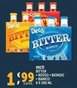 Deco Supermercati Decò bitter offerta
