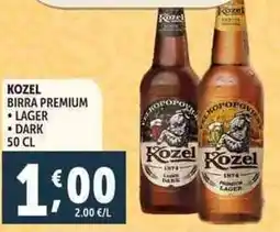 Deco Supermercati Kozel birra premium offerta