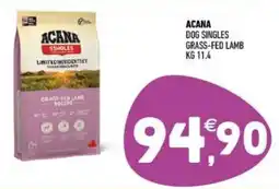 Ayoka Acana dog singles grass-fed lamb offerta