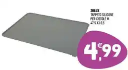 Ayoka Zolux tappeto silicone per ciotole m 47.5 x3 0.5 offerta