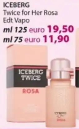 Acqua & Sapone ICEBERG Twice for Her Rosa Edt Vapo offerta