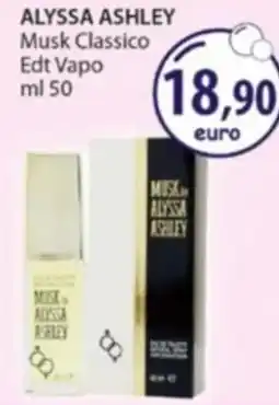 Acqua & Sapone ALYSSA ASHLEY Musk Classico Edt Vapo offerta