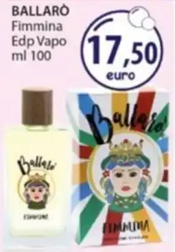 Acqua & Sapone BALLARO Fimmina Edp Vapo offerta