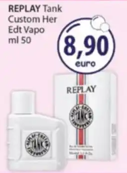 Acqua & Sapone REPLAY Tank Custom Her Edt Vapo offerta