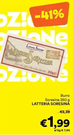 Unes Burro Soresina LATTERIA SORESINA offerta