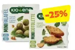Unes Linea Vegan Mini burger, falafel o cotolette KIOENE offerta