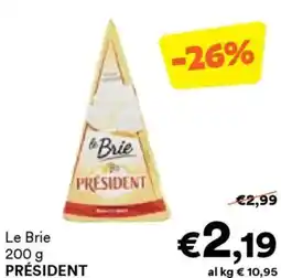 Unes Le Brie PRÉSIDENT offerta