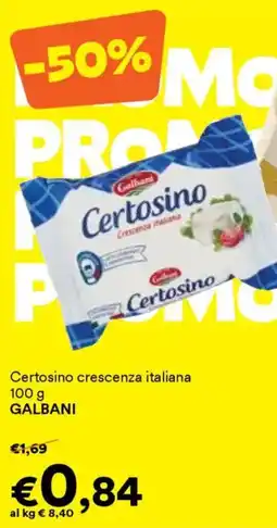 Unes Certosino crescenza italiana GALBANI offerta