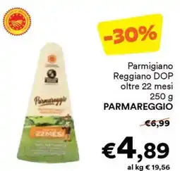 Unes Parmigiano Reggiano DOP oltre 22 mesi PARMAREGGIO offerta