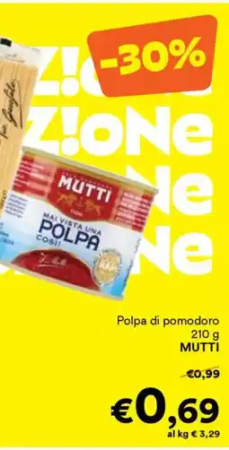Unes Polpa di pomodoro MUTTI offerta
