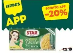 Unes Il mio Dado classico 20 dadi STAR offerta