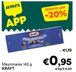 Unes Mayonnaise KRAFT offerta