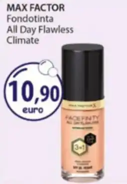 Acqua & Sapone MAX FACTOR Fondotinta All Day Flawless Climate offerta
