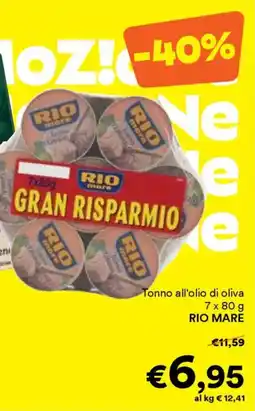 Unes Tonno all'olio di olivaGRAN RISPARMIO RIO MARE offerta