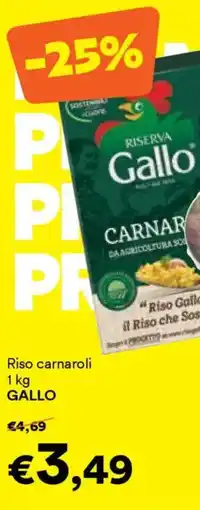 Unes Riso carnaroli GALLO offerta