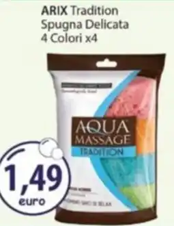 Acqua & Sapone ARIX Tradition Spugna Delicata 4 Colori x4 offerta