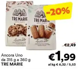 Unes Ancora Uno TRE MARIE offerta